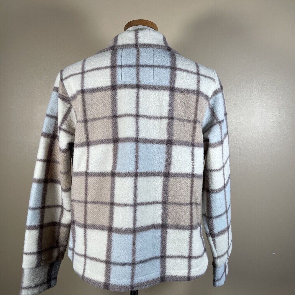 Alpine Design Plaid Pull-over 1/2 zip Jacket Fleece NWT SMALL Woman - Picture 10 of 14